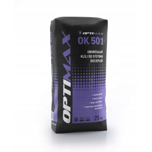 Zaprawa klejowa do siatki i styrop. 25kg OPTIMAX